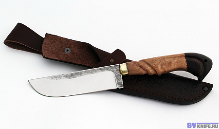Узбекский нож "Пчак": сталь - 95х18 (кованая); рукоять - орех, венге