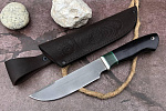 Нож &amp;quot;Секач&amp;quot;: сталь - Bohler s390; рукоять - черный граб - карельская береза - мельхиор