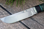 Нож &amp;quot;Медведь&amp;quot;: сталь - Bohler М390; рукоять - карельская береза, вставка черный граб