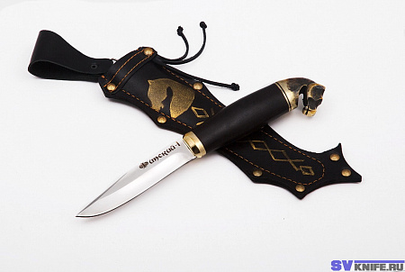 Финский нож «Puukko» малый -1 :сталь кованая 95Х18 рукоять граб, литье